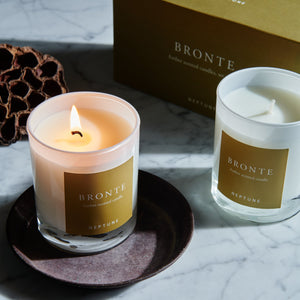 Neptune Candles Default Bronte Amber Candle, Set of 2