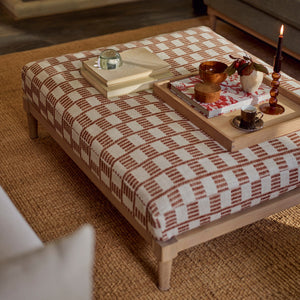 Neptune Footstools & Ottomans Ophelia Footstool, Rust Cove