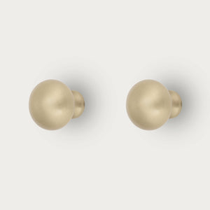 Neptune Handles & Hardware Oscott Button Knob, Set of 2